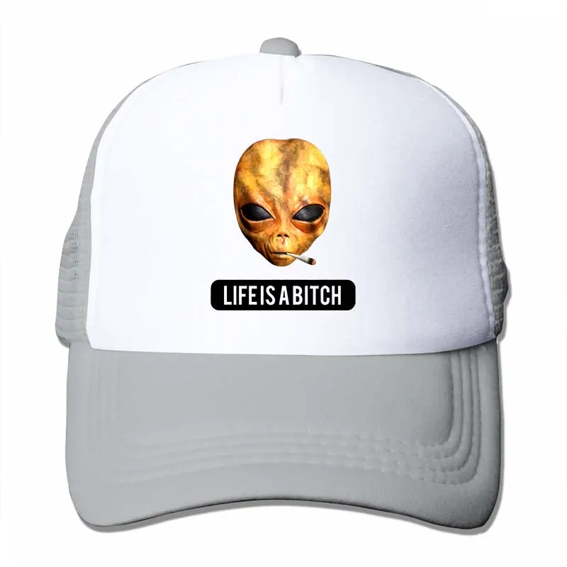 Alien-men-Frikiwear бейсбольная кепка мужская wo Мужская кепка для водителя грузовика модная Регулируемая Кепка - Цвет: 4-Gray
