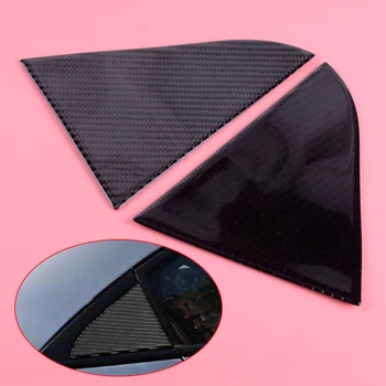 

DWCX Carbon Fiber Car Rear Window Triangle Cover Panel Trim Fit for Chevrolet Cruze 2009 2010 2011 2012 2013 2014 2015