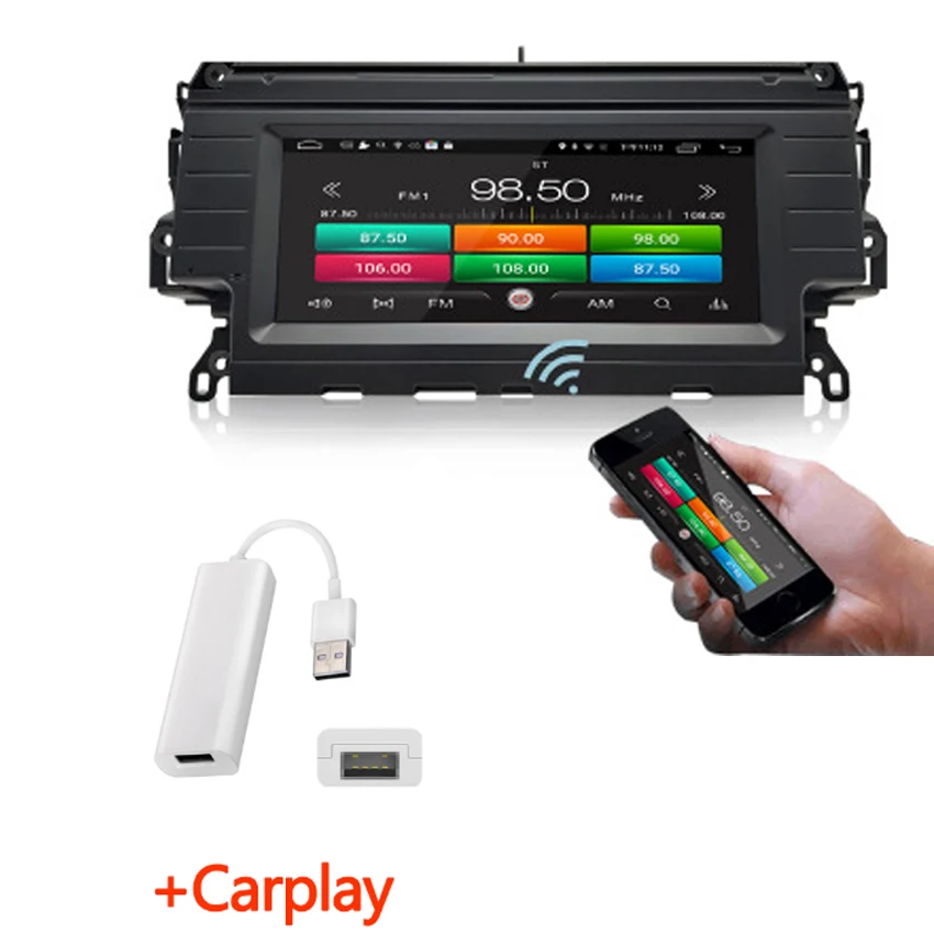 For Land rover aurora discover the walker Car radio Android multimedia player Car touch screen GPS Navigation Support Carplay 333