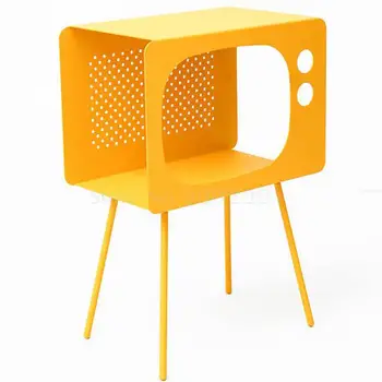 

Metal Creative Small Tea Table Living Room Sofa, Coffee Table Decoration, Corner Table, Nordic Simple Bedside Cabinet