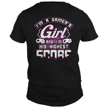 

Men tshirt t-shirt - Gamer girl cool Printed T-Shirt tees top