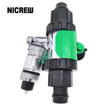 Nicrew difusor de co2 externo, kit reator para aquário, sistema de co2, atomizador e difusor para tanque de peixes, plantas aquáticas