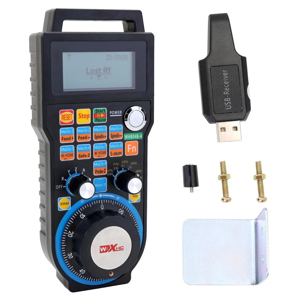

MACH3 Digital Wireless MPG Remote Control Handwheel With Protective Cover Encrypted Transmission Stable