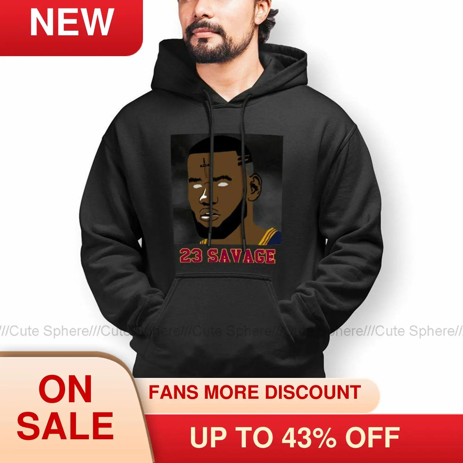

Mens Savage Savage Hoodie Popular Long Sleeve Cotton Hoodies Warm Streetwear Pullover Hoodie XXXL