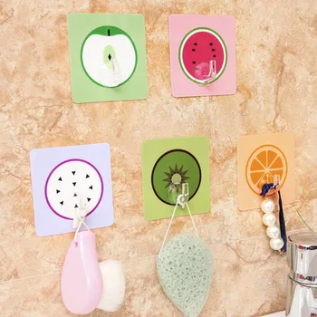 

Fruit from the nail non-trace strong viscose door hook kitchen bathroom wall multi-purpose glue hook