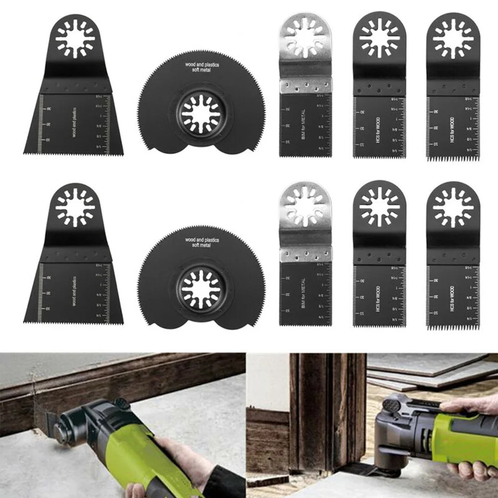 10 шт./компл. Осциллирующие мульти инструменты пилы для FEIN MULTIMASTER RIDGID RYOBI