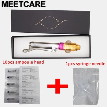 

Hyaluron Injection Pen Massager Atomizer Hyaluronic Pen Kit High Pressure Acid Micro Guns Anti Wrinkle Water Syringe Needle