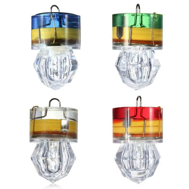 

LED Fishing Bait Flashing Light Diamond Lure Deep Drop Underwater Waterproof