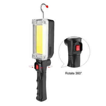

COB LED Strong Light Working Lamp USB Charging with Magnet Outdoor Camping Multi-function LED Lighting