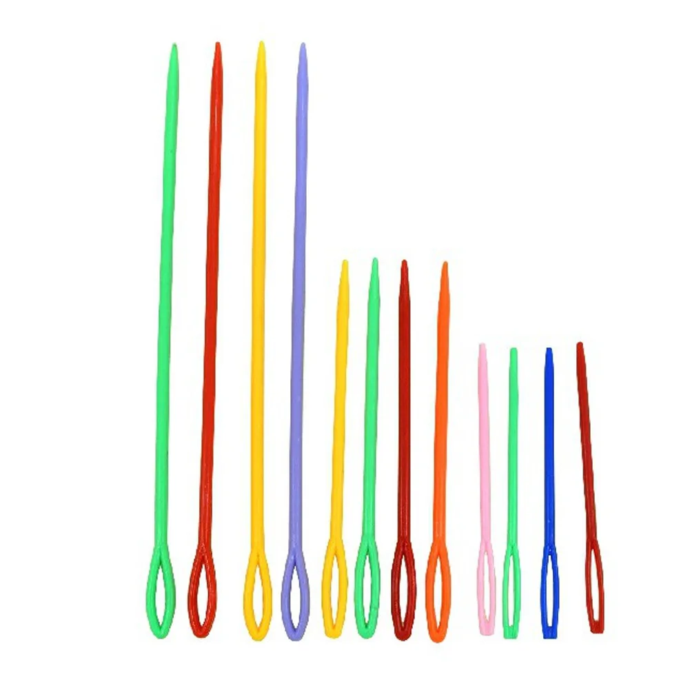 Гобелен многоцветный пряжа стежка штопальные пластиковые ручные спицы для поделок шитья