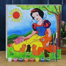 Веселое граффити для родителей и детей, граффити для рисования, детская доска для рисования 30*30, окрашенная доска для рисования с пигментом