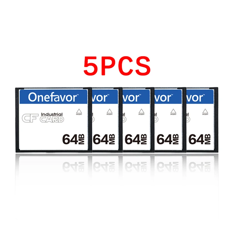 

5pcs/lot 64MB Onefavor Real Capacity Memory 64M Card Type I CF Card Compact Flash card High Quality