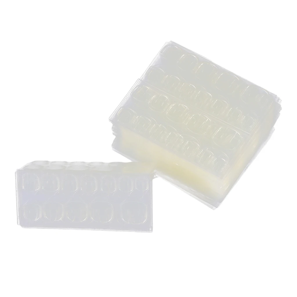 240x Waterproof Fake False Nails Extension Tapes Sticky French Tip Adhesive Glue