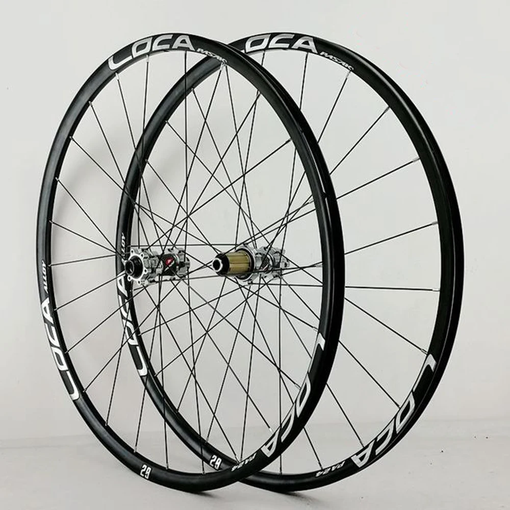 Pasak Mtb Wheelset 26 27.5 29er 700c Thru Axle F15*100 R12*142mm Disc Brake 24 Holes Sand Blasting Schrader Valve