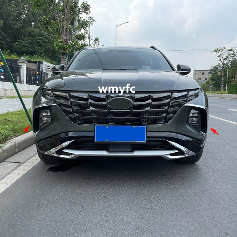 Für Hyundai Tucson Nx4 2021 2022 Zubehör Auto Vordere Untere Stoßfänger  Form Racing Grill Streifen Trimmt Abdeckung Außen Teile - AliExpress