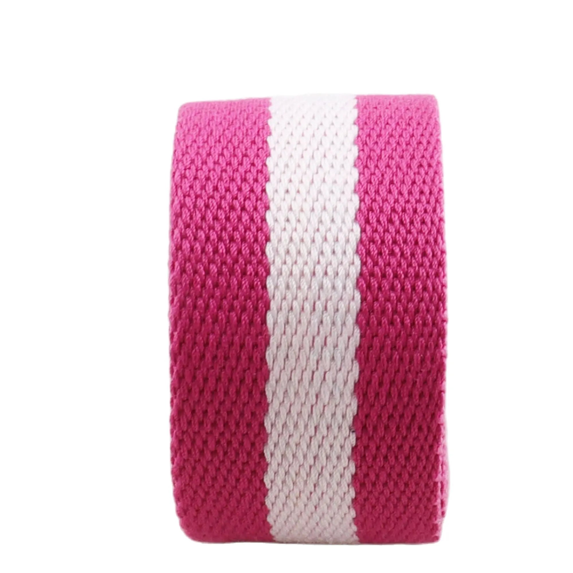 Pink White Striped Webbing Key Fobs Bag Belts Purse Straps webbing Totes Tape Handle Belting purse 1 1/2"-38mm | Дом и сад
