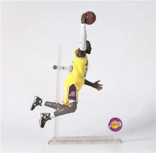 

NBA 1/9 Lakers 2 Generation LeBron James 23 Yellow Really Clothes Mobile Garage Kit Model