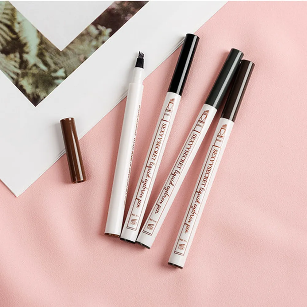 4 Head Liquid Eyebrow Tattoo Pen Waterproof Eye Makeup Cosmetics Easy To Wear 4 Color Eye Brow Pencil Eyebrow Enhancer Maquiagem 4 Head Liquid Eyebrow Tattoo Pen Waterproof Eye Makeup Cosmetics Easy To Wear 4 Color Eye Brow Pencil Eyebrow Enhancer Maquiagem
