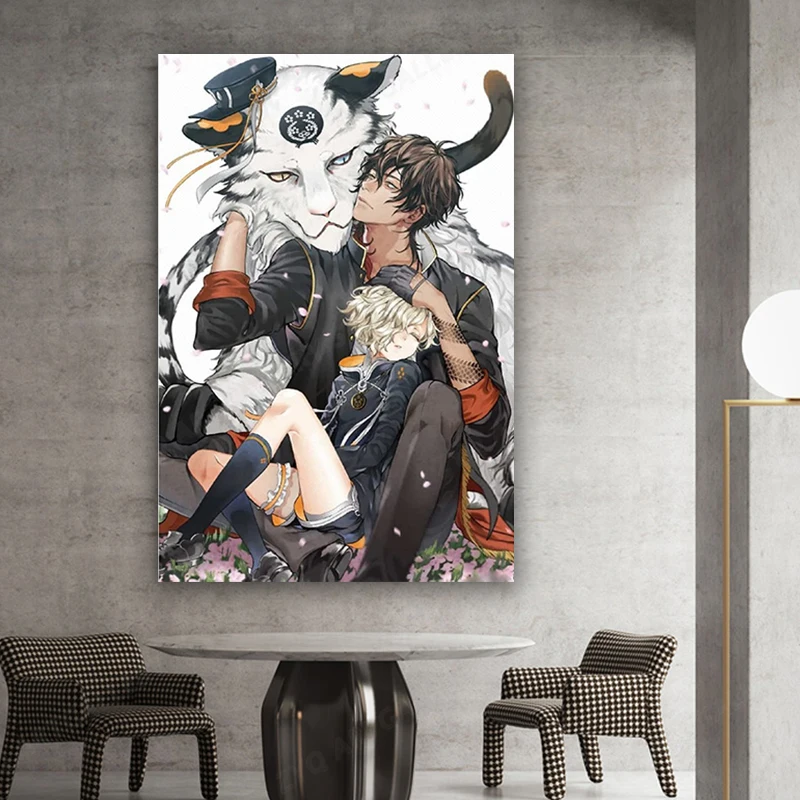 Постер с игрой Touken Ranbu Ookurikara Gokotai Kiwame насильственный клинок картина танцами