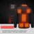 Мужчины 8 area Smart Heated Jackets Осень Зима Теплые Гибкие Тепловые Куртки С Капюшоном Usb Electric Heated Outdoor Coat