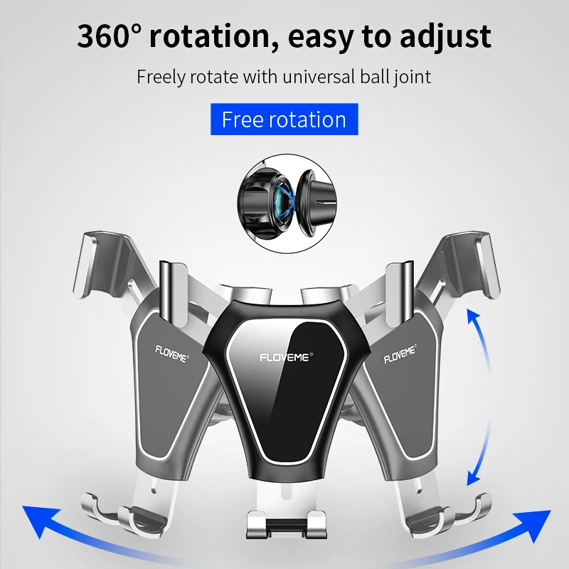  FLOVEME Schwerkraft Auto Telefon Halter Universal Air Vent Halterung Für iPhone 11 7 8 Auto Telefon