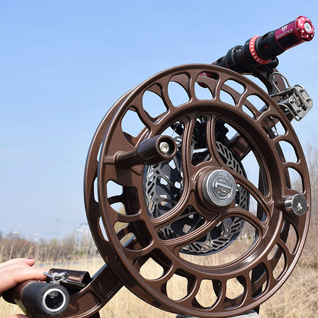 32cm Kite Reel Winder Brake System Anti-reversion Outdoor Single