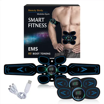 

Intelligent Fitness Abdominal Belt USB Digital Display Muscle Stimulator Electric Slimming Shaping Abdominal Training Massager