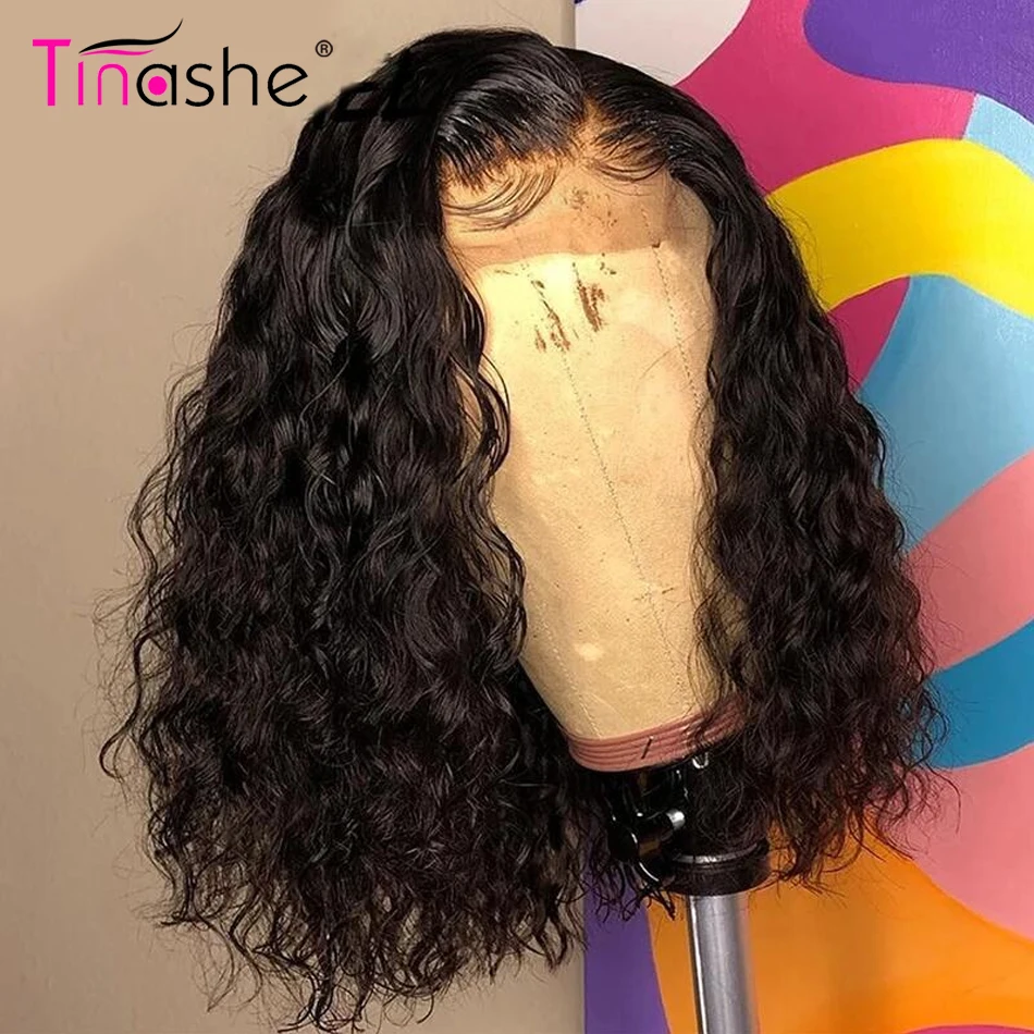 Tinashe Water Wave Bob Wig 13x4 Lace Front Human Hair Wigs For Women ...