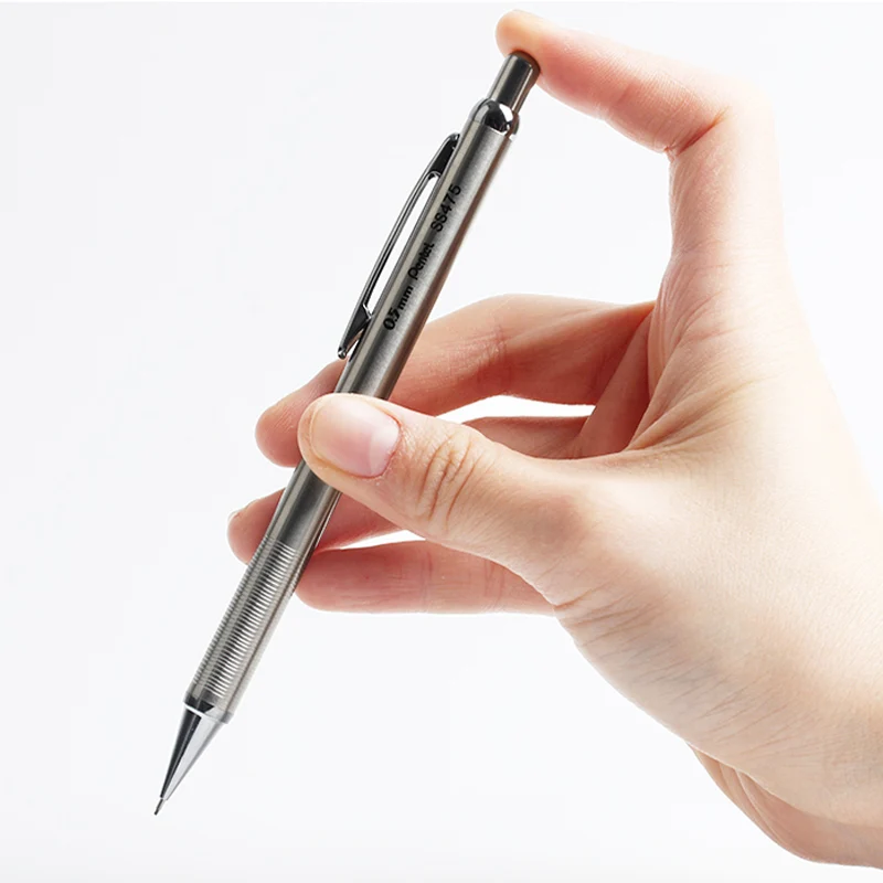 Pentel SS475 механический карандаш из нержавеющей стали, металлический ...