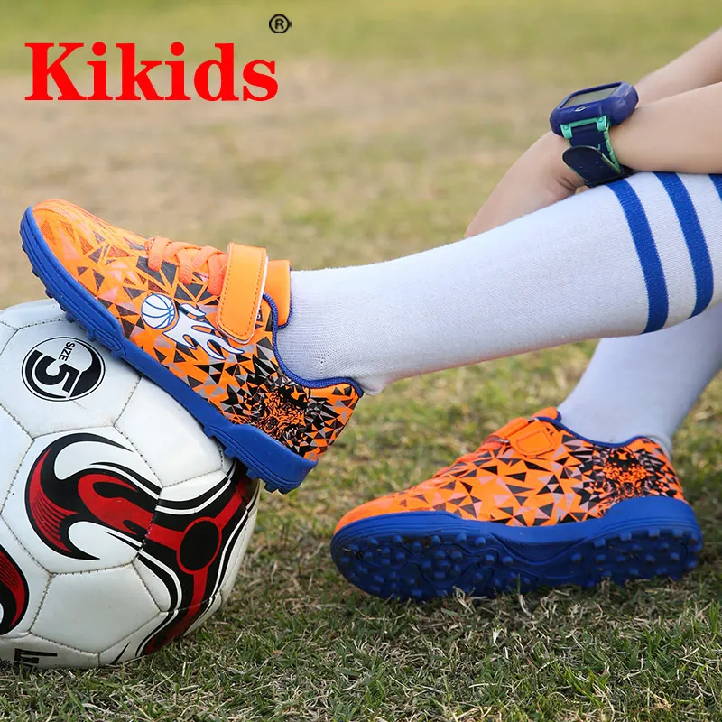 Kid Shoes Little Boys Girls Soccer Shoes Kids Football Games Waterproof
