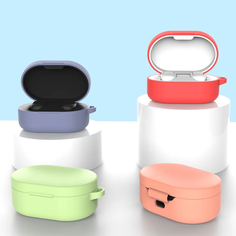 Силиконовый защитный чехол для наушников Redmi AirDots Bluetooth наушники беспроводные