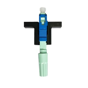 

100 PCS SC UPC Fast Connector Single-Mode Connector FTTH Tool Cold Connector Tool Fiber Optic Fast Connnector
