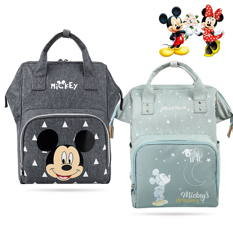 

Genuine Disney Waterproof Diaper Bags for Mom Large Capacity Backpack Baby Bag Maternity Baby Care Nappy Bag Travel Mummy Bags
