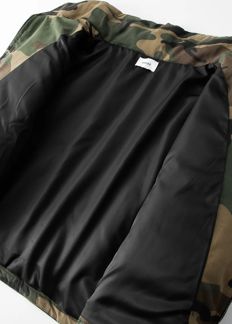 RHUDE куртки Для мужчин женщин шить уличная камуфляжная куртка ветровка пальто с