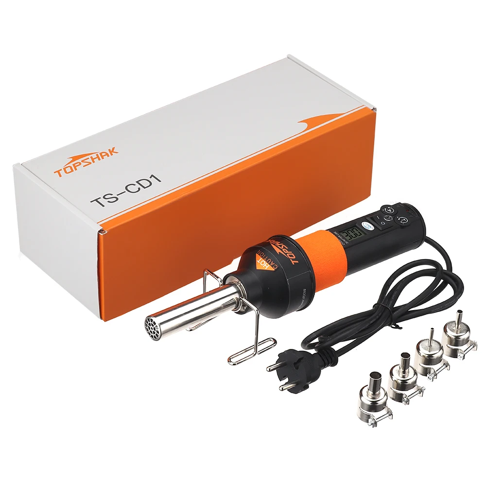 220V 450W Heat Guns 450 Degree LCD Adjustable Electronic Soldering Station Portable Hot Air guns BGA Rework Solder Station