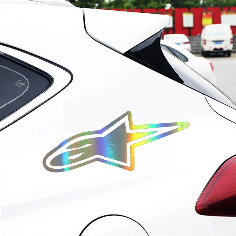 187.6CM Alpine Star Car Sticker Vinyl Motorcycle Decoration Personalized Fashion Accessories Sticker Car Body Window Stickers (1)