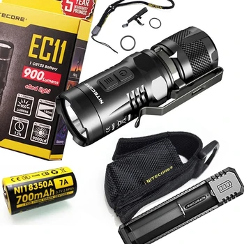

NITECORE EC11 EDC Flashlight CREE XM-L2 (U2) LED max 900 lumen beam throw 190 meter ourdoor tactical torch search rescue light