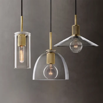 

modern hanging lamp glass Home Decoration E27 Light Fixture LED pendant lights hanglamp luminaire suspendu lustre pendente