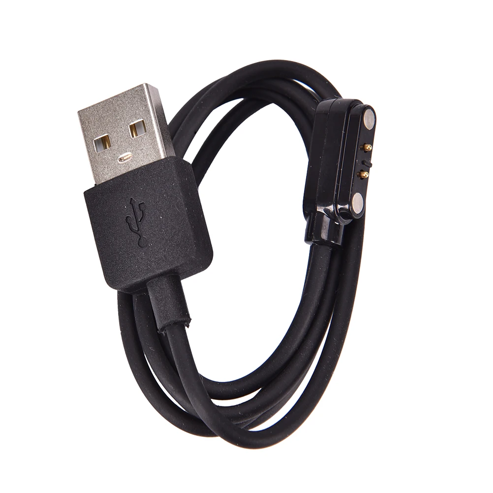 Универсальные Смарт часы наручные зарядный кабель 2 контактный 4 мм USB порт