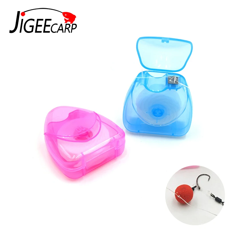 

JIGEECARP 2 Pieces 50m Carp Fishing Boilies Bait Floss D-Rig Chod Rig Bait Holder Mount Screw Connect Pop Ups Fishing Accessory