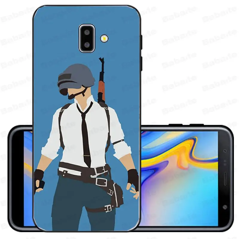 A4 Чехол для galaxy j6 plus PUBG Coque Shell для телефона samsung galaxy j6 plus A6 A8 A9 A10 A30 A50 мобильный чехол - Цвет: A4