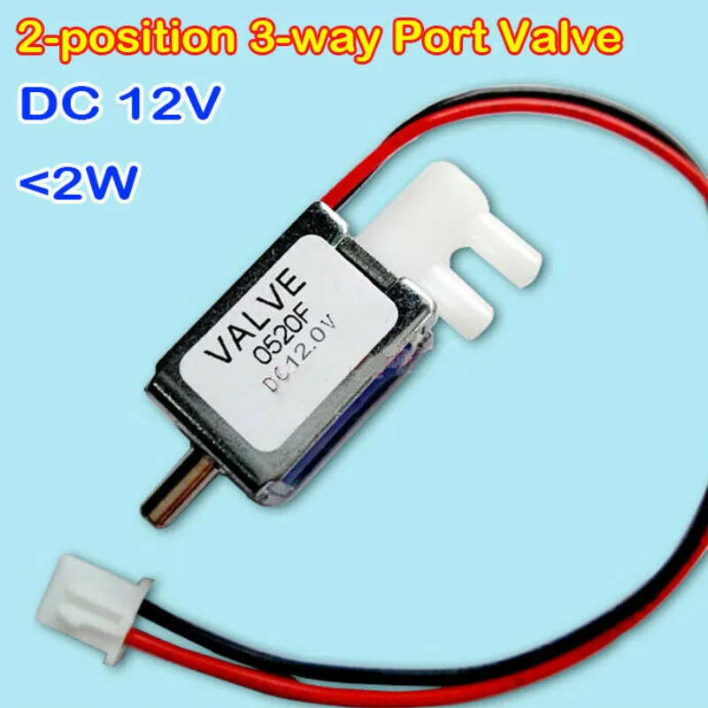 

DC 12V Mini Micro 2-position 3-way Solenoid Air Gas Valve Release Exhaust Discouraged Vent Valve Switch Electric Solenoid Port