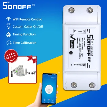

Sonoff RF WIFI Switch Light Smart Home Remote Control 433MHZ Controller Sonoff Basic Upgraded Version Work With Alexa Google