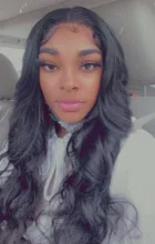 Allove de la onda del cuerpo de la peluca con malla Frontal transparente 13x4 peluca Frontal de encaje pelucas de cabello humano para las mujeres negras 28 30 pulgadas peluca con malla Frontal