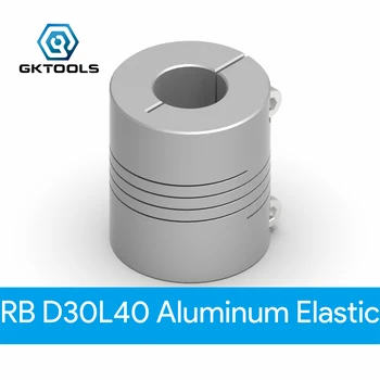 

GKTOOLS CNC coupler couples OD 30X40mm ID 5/6//6.35/8/9/10/11/12/12.7/14/16mm Aluminium Stepper Motor Flexible Shaft coupling