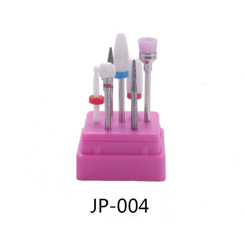 Nail Ceramics Tungsten Steel Alloy Grinding Head Set Electric Grinding Machine Tool Unloading Exfoliating 7 Set Grinding Head - Цвет: 004