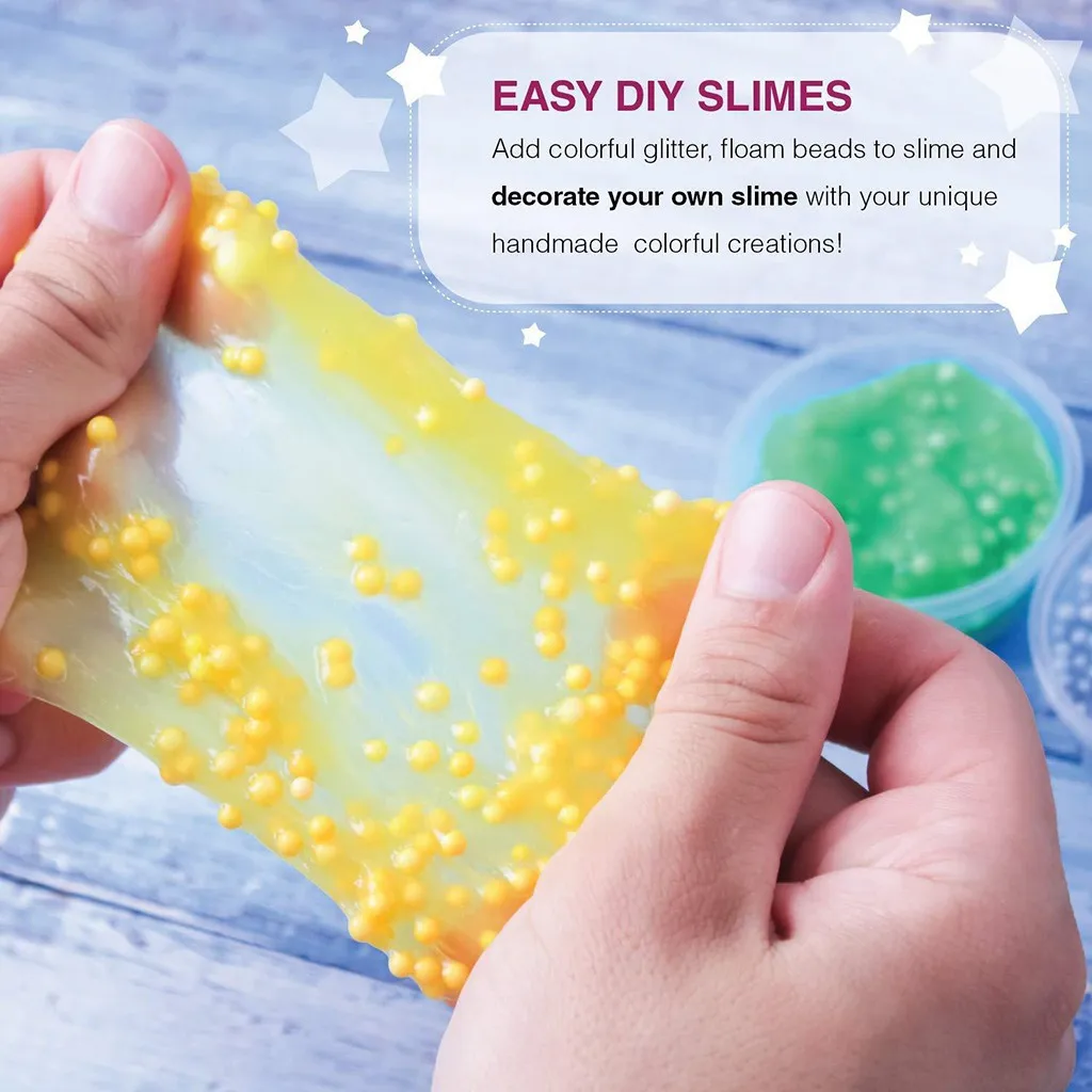 New Children DIY Crystal Jelly Cube Shape Slime Mud Stress Relief Clay Plasticine Gum Polymer Clay Antistress #C