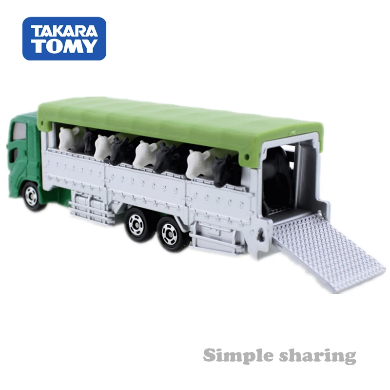 Takara Tomy TOMICA № 139 Крупный рогатый скот грузовик модели литой миниатюрный детские игрушки с забавным магическим Автомобильная форма популярные детские куклы