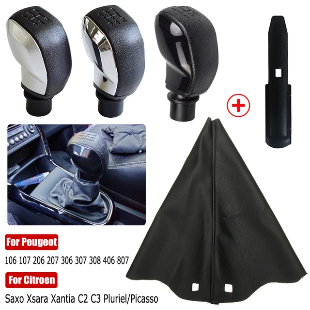 Pommeau Levier de Vitesse pour Citroen C3 C4 SAXO Picasso Berlingo