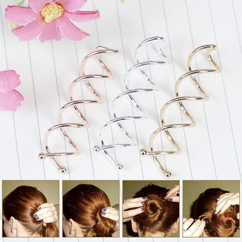 

Hairpins Pins For Women Bun Maker Hair Pins Womens Spiral Spin Screw Girls Hair Accessories 10pcs Spiral Twist Hair Clips